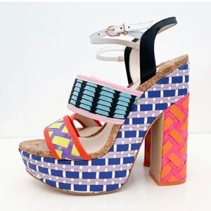 Sophia Webster colorful platforms